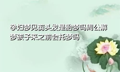 孕妇梦见剪头发是胎梦吗周公解梦孩子来之前会托梦吗