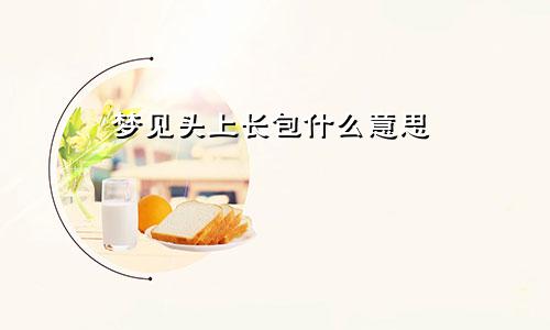 梦见头上长包什么意思