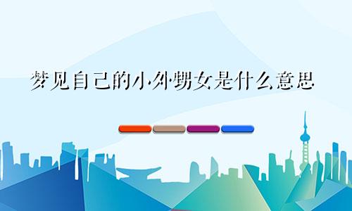 梦见自己的小外甥女是什么意思