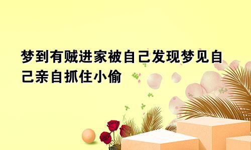 梦到有贼进家被自己发现梦见自己亲自抓住小偷