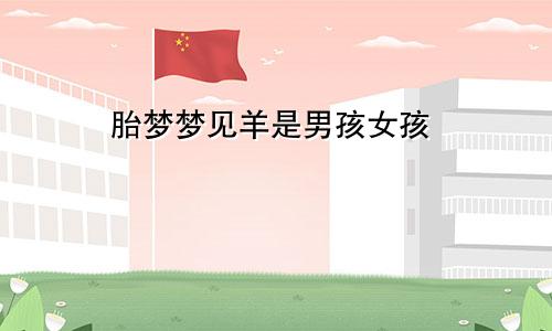 胎梦梦见羊是男孩女孩