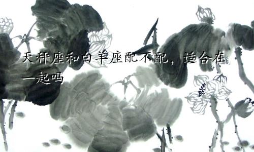 天秤座和白羊座配不配，适合在一起吗