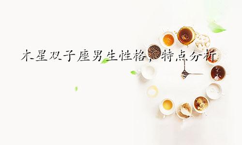 木星双子座男生性格,特点分析