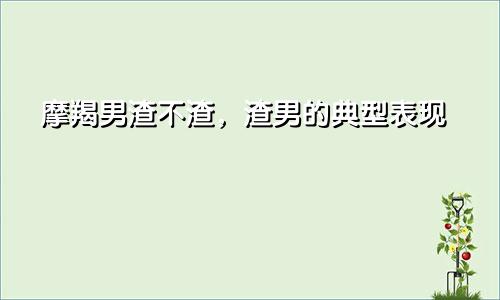 摩羯男渣不渣，渣男的典型表现