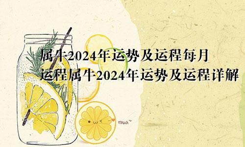 属牛2024年运势及运程每月运程属牛2024年运势及运程详解