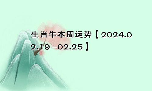 生肖牛本周运势【2024.02.19-02.25】