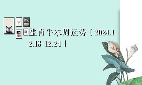 生肖牛本周运势【2024.12.18-12.24】
