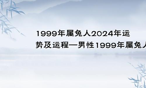 1999年属兔人2024年运势及运程—男性1999年属兔人2024年运势及运程—女性