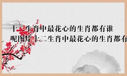 十二生肖中最花心的生肖都有谁呢图片十二生肖中最花心的生肖都有谁呢视频