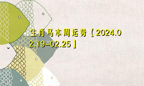 生肖马本周运势【2024.02.19-02.25】