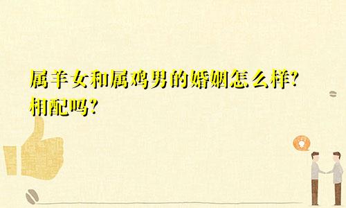 属羊女和属鸡男的婚姻怎么样？相配吗？