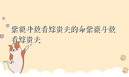 紫微斗数看嫁贵夫的命紫薇斗数看嫁贵夫