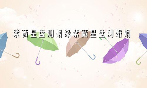 紫薇星盘测姻缘紫薇星盘测婚姻