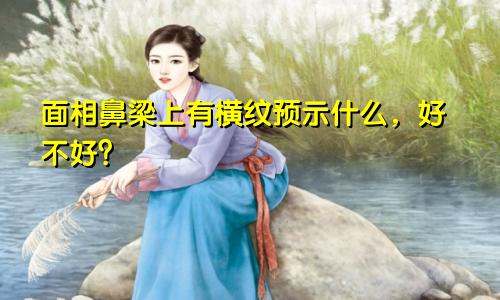 面相鼻梁上有横纹预示什么，好不好？