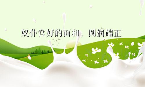 奴仆宫好的面相,圆润端正
