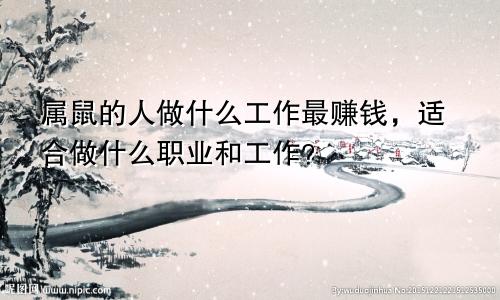 属鼠的人做什么工作最赚钱，适合做什么职业和工作？