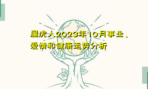 属虎人2023年10月事业、爱情和健康运势分析