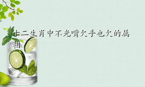 十二生肖中不光嘴欠手也欠的属相