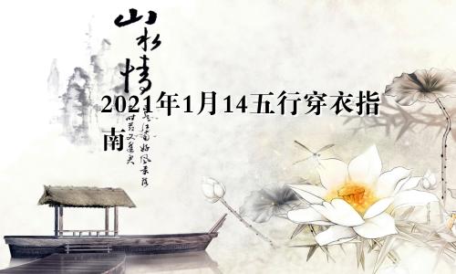 2021年1月14五行穿衣指南
