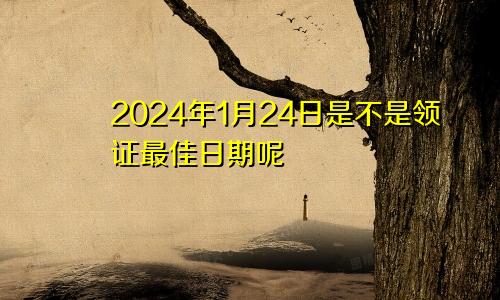 2024年1月24日是不是领证最佳日期呢