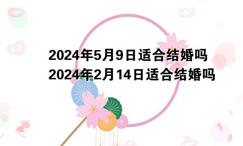 2024年5月9日适合结婚吗2024年2月14日适合结婚吗