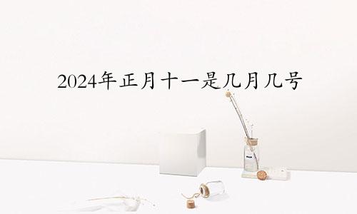 2024年正月十一是几月几号