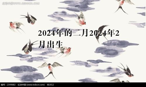 2024年的二月2024年2月出生