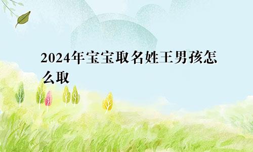 2024年宝宝取名姓王男孩怎么取