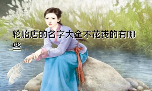 轮胎店的名字大全不花钱的有哪些