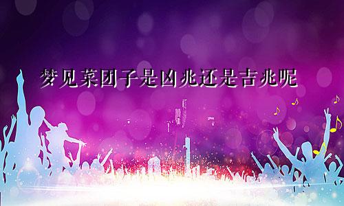 梦见菜团子是凶兆还是吉兆呢