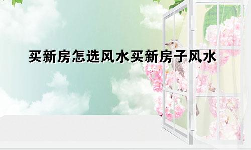 买新房怎选风水买新房子风水