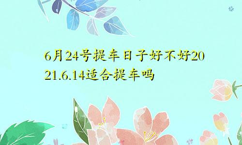 6月24号提车日子好不好2021.6.14适合提车吗