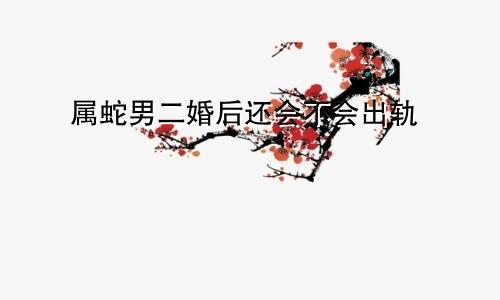 属蛇男二婚后还会不会出轨