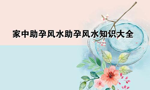 家中助孕风水助孕风水知识大全