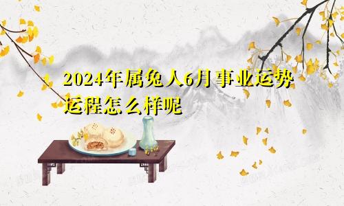 2024年属兔人6月事业运势运程怎么样呢