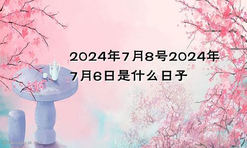 2024年7月8号2024年7月6日是什么日子