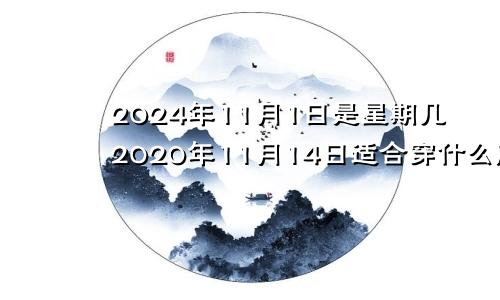 2024年11月1日是星期几2020年11月14日适合穿什么颜色的衣服