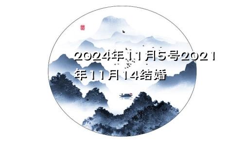 2024年11月5号2021年11月14结婚