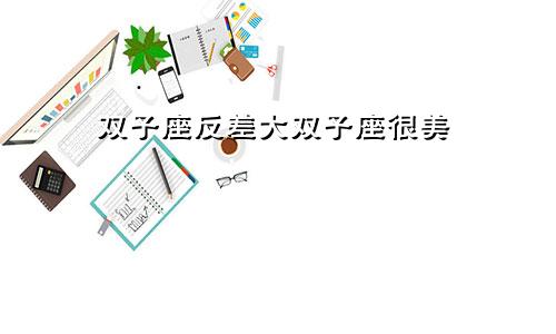 双子座反差大双子座很美