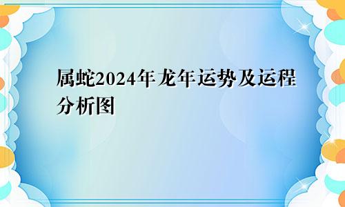 属蛇2024年龙年运势及运程分析图
