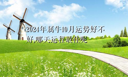 2024年属牛10月运势好不好,哪天运程最佳呢