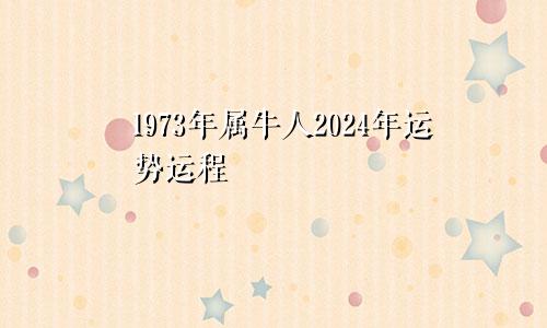 1973年属牛人2024年运势运程