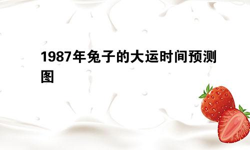 1987年兔子的大运时间预测图
