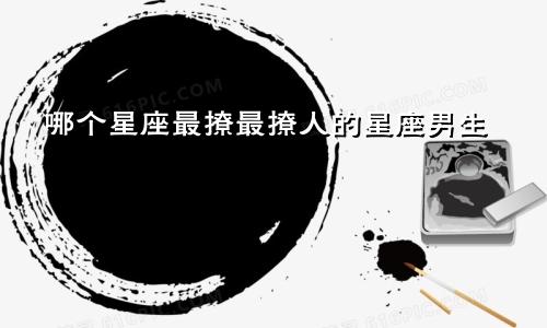 哪个星座最撩最撩人的星座男生