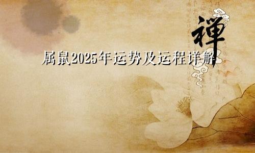 属鼠2025年运势及运程详解