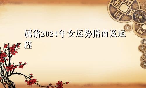 属猪2024年女运势指南及运程