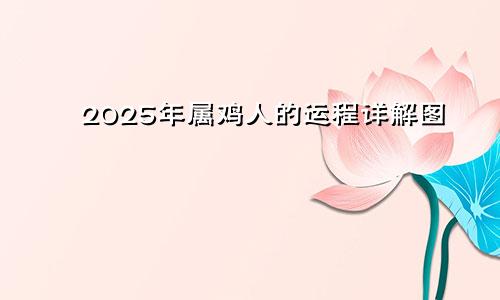 2025年属鸡人的运程详解图
