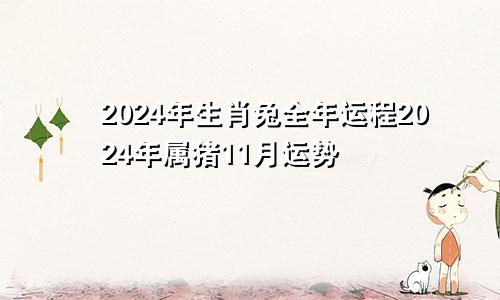 2024年生肖兔全年运程2024年属猪11月运势