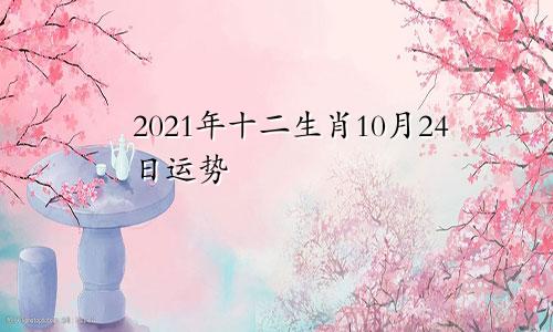 2021年十二生肖10月24日运势